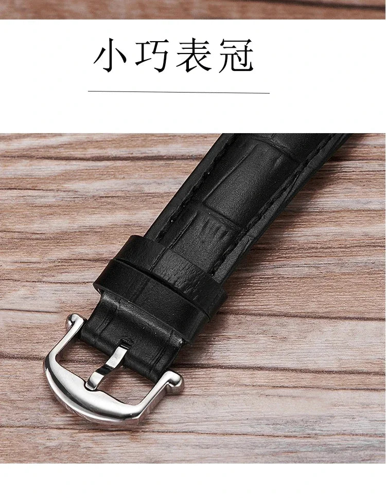 Montre décontractée ultra-plate pour homme, mouvement de montre à quartz de 38 mm, acier inoxydable importé du Japon