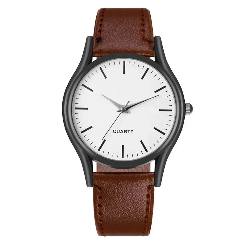 Reloj Hombre Watches for Men Business Mens Watch Luxury Leather Bracelet Quartz Wristwatch Casual Clock Gift Montres Hommes