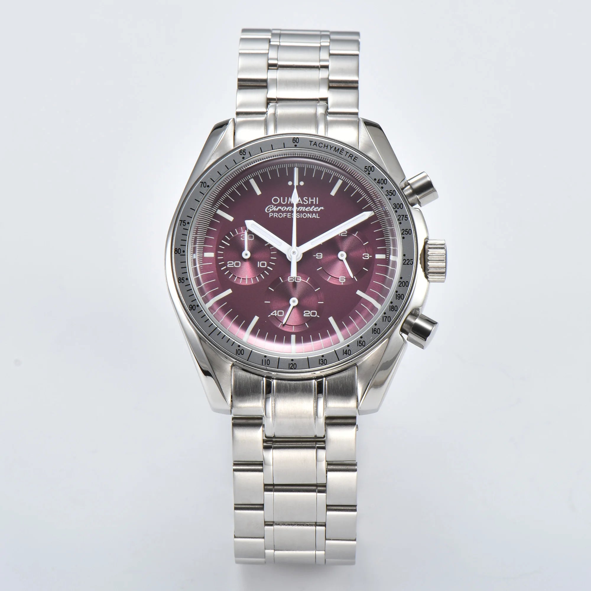 Moons Men's Watch for Man Fashion Quartz Watch Waterproof Chronograph AR Sapphire Glass