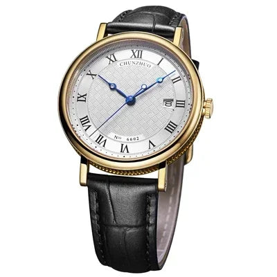 Montre décontractée ultra-plate pour homme, mouvement de montre à quartz de 38 mm, acier inoxydable importé du Japon