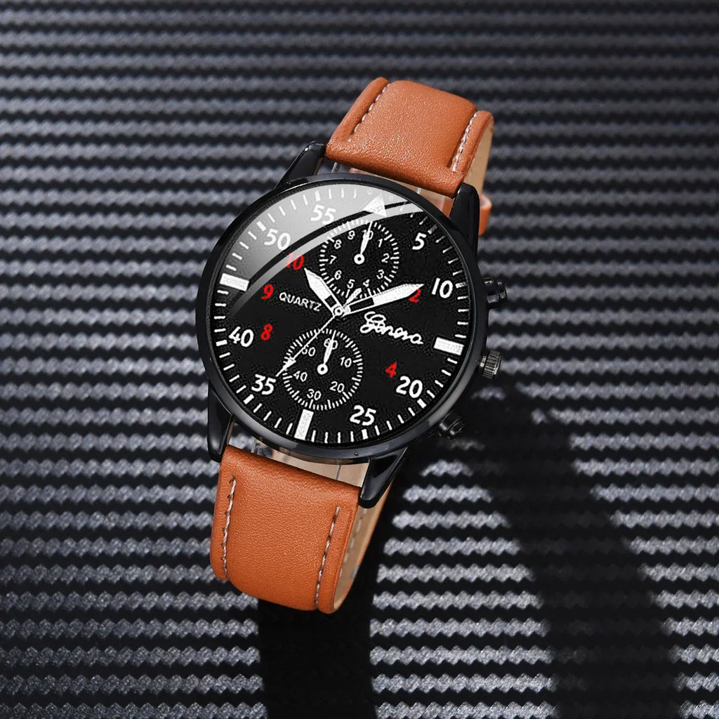 Reloj Hombre Watches for Men Business Mens Watch Luxury Leather Bracelet Quartz Wristwatch Casual Clock Gift Montres Hommes